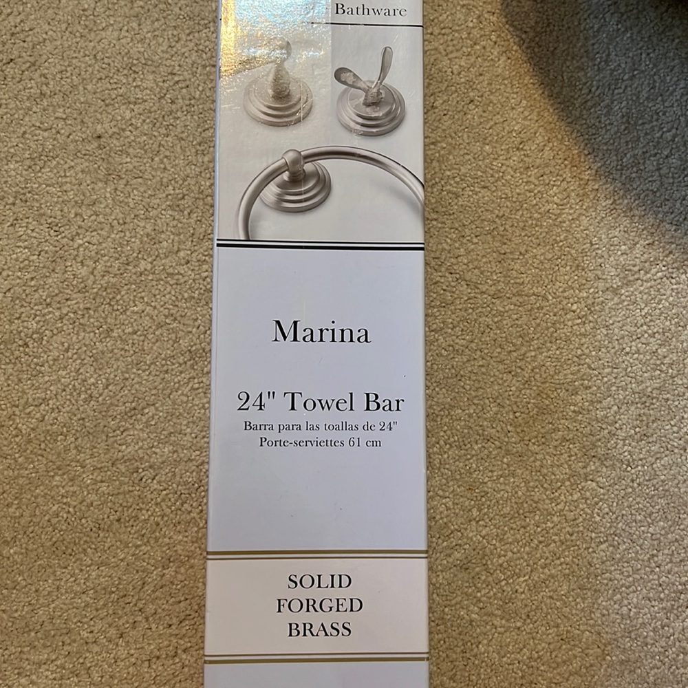 18”-24” towel bar (single bar or double bar)